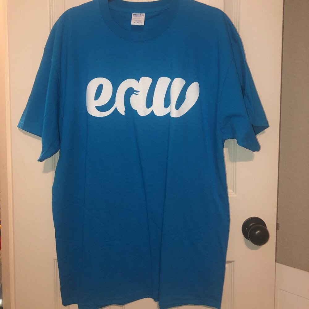 Port Authority Aflac blue employee appreciation week tshirt new -‎ never worn XL